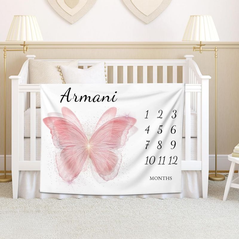 VIKAMA Pink Butterfly Baby Mil - Baby Nursery Pink recensione e prezzo
