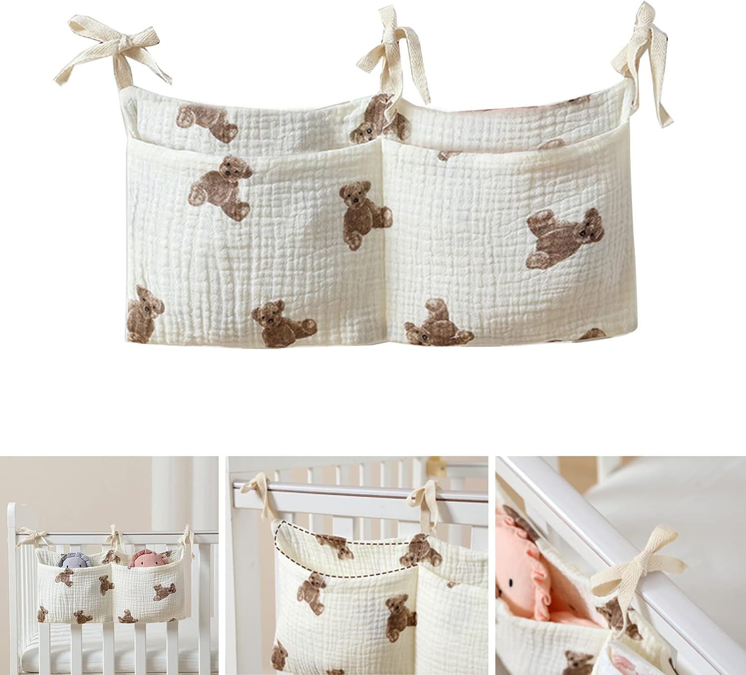 Baby Crib Organizer Cot Caddy  - Baby Nursery Ideas recensione e prezzo