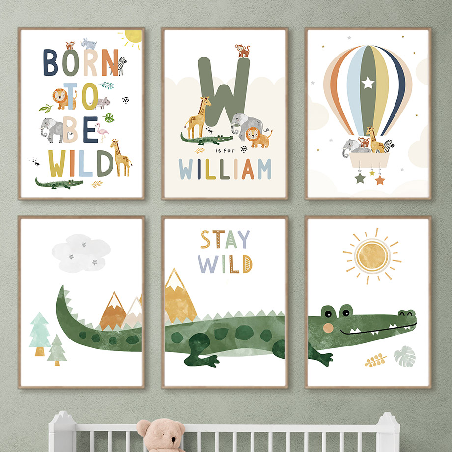 Crocodile Balloon Lion Elephan - Baby Nursery Ideas recensione e prezzo