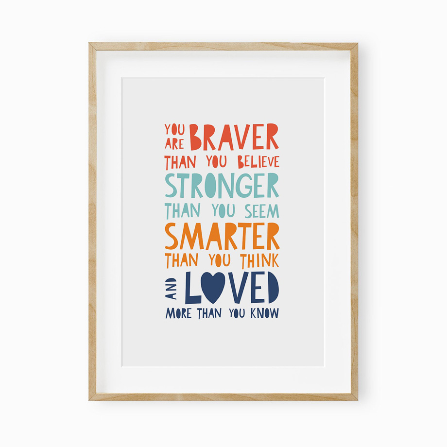 Cartoon Inspirational quotes N - Baby Nursery Quotes Wall Art recensione e prezzo