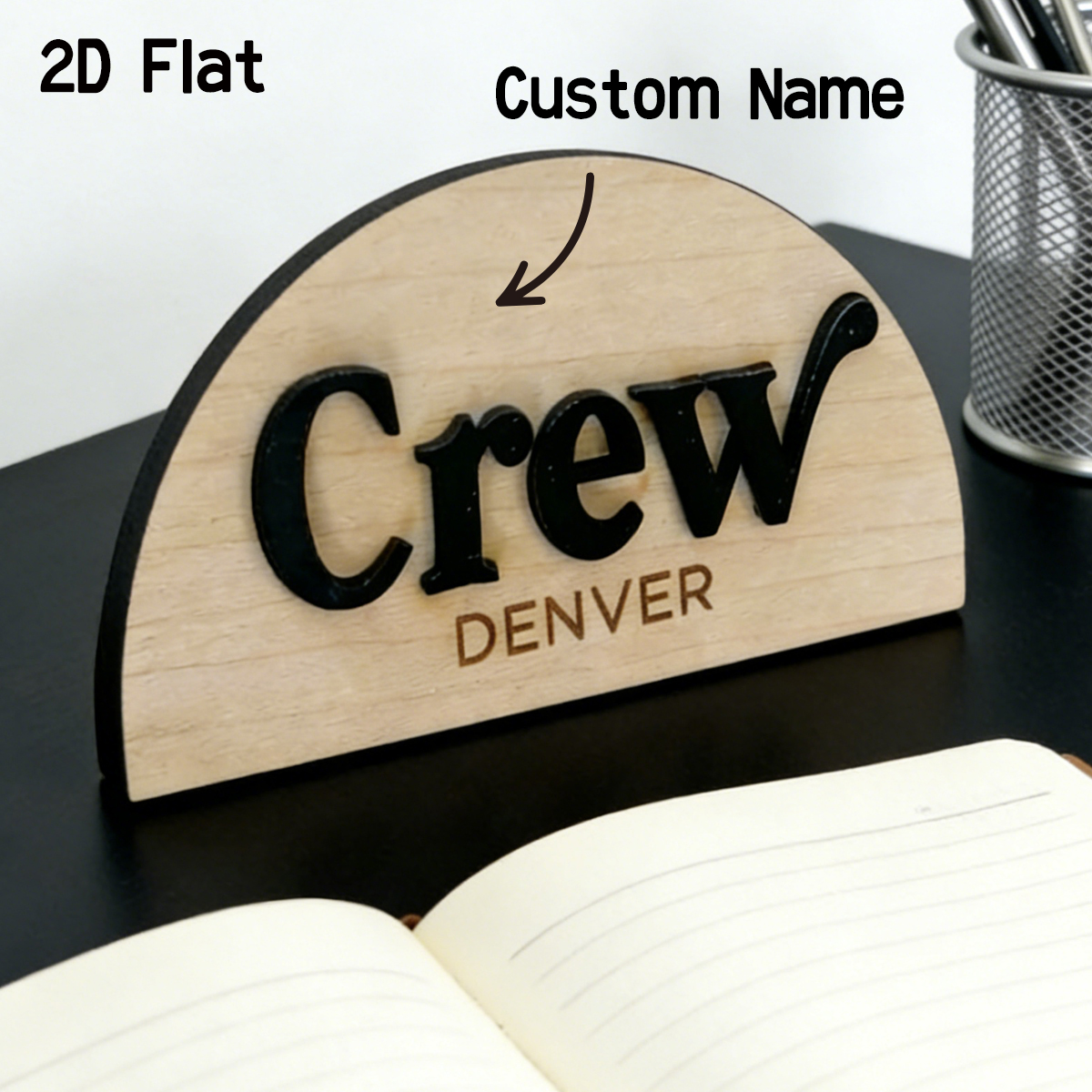 1Pc Cutom Crescent Wooden Acry - Baby Nursery Wall Decor recensione e prezzo