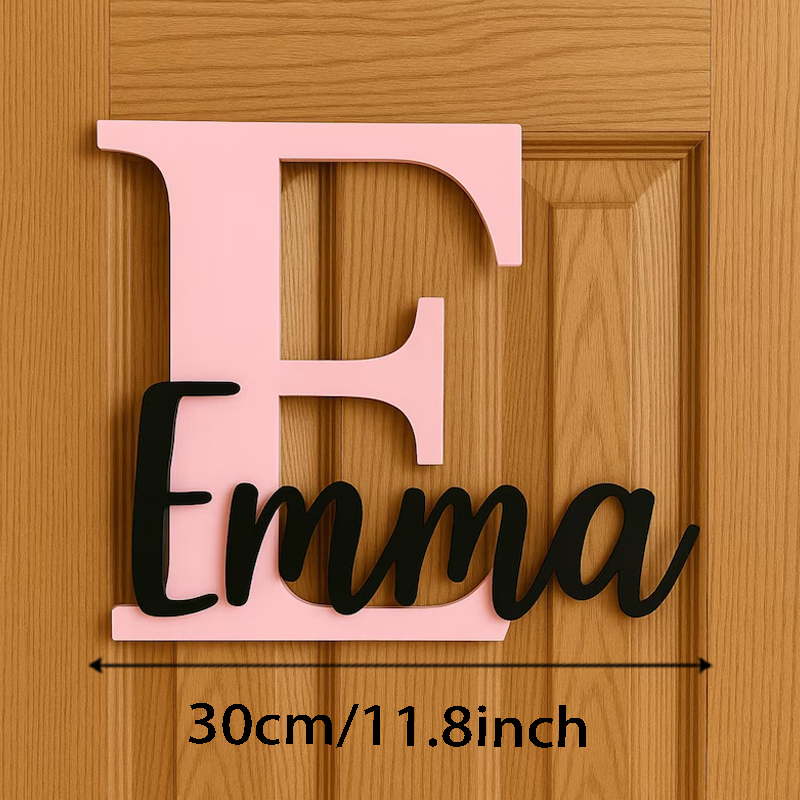 1pc Personalized Wooden Name S - Baby Nursery Wall Decor recensione e prezzo