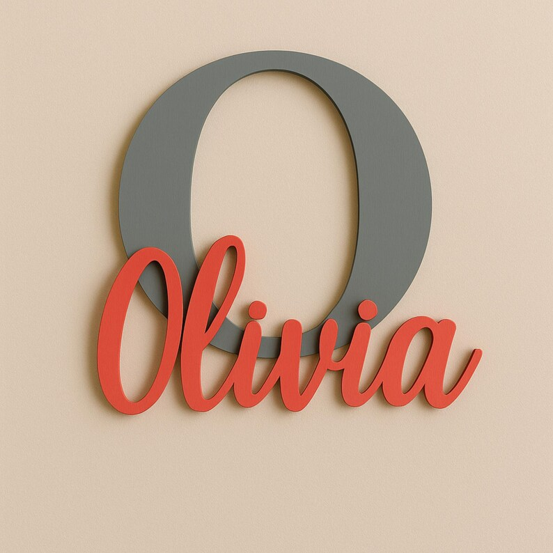 1pc Personalized Wooden Name S - Baby Nursery Wall Decor recensione e prezzo