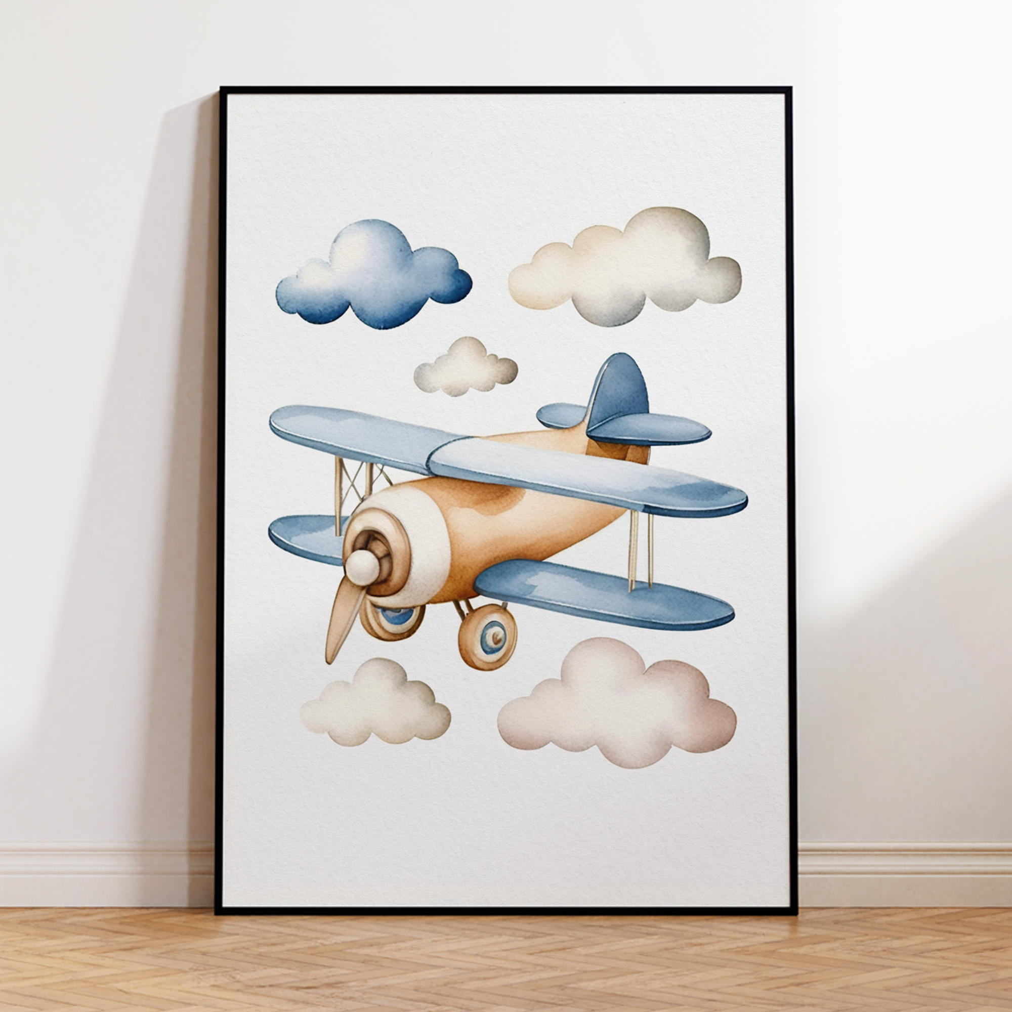 Cartoon Children Airplane Heli - Baby Nursery Wall Decor recensione e prezzo