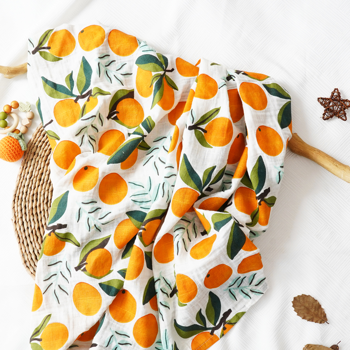 1PCS Baby Muslin Swaddle 120*1 - Swaddle Blanket Muslin recensione e prezzo