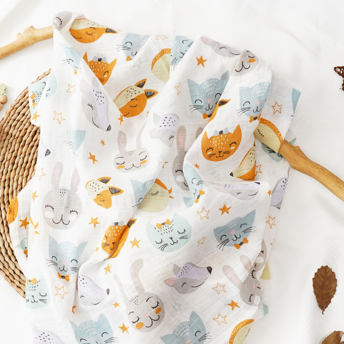 1PCS Baby Muslin Swaddle 120*1 - Swaddle Blanket Muslin recensione e prezzo