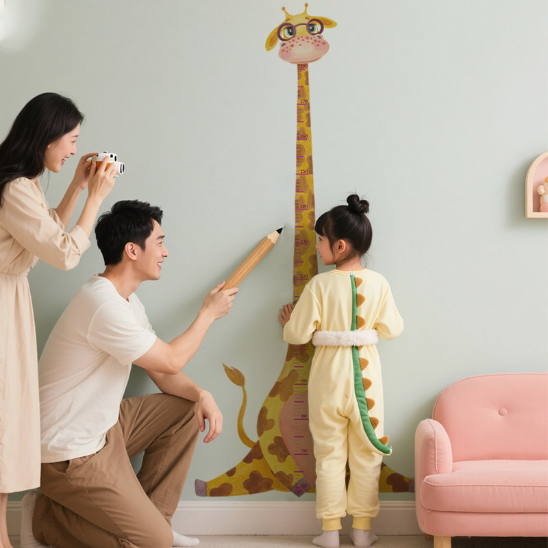 Giraffe Growth Chart Wall Stic - Baby Nursery Wall Decor recensione e prezzo