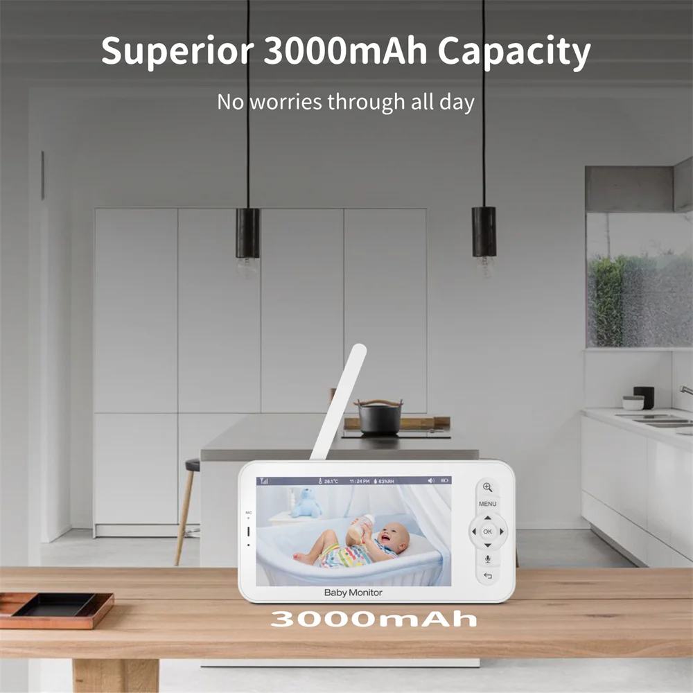 Babystar 5 Inch Wifi Baby Moni - Baby Nursery Camera recensione e prezzo