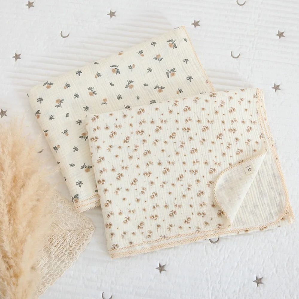 Soft Floral Muslin Baby Blanke - Swaddle Blanket Muslin recensione e prezzo