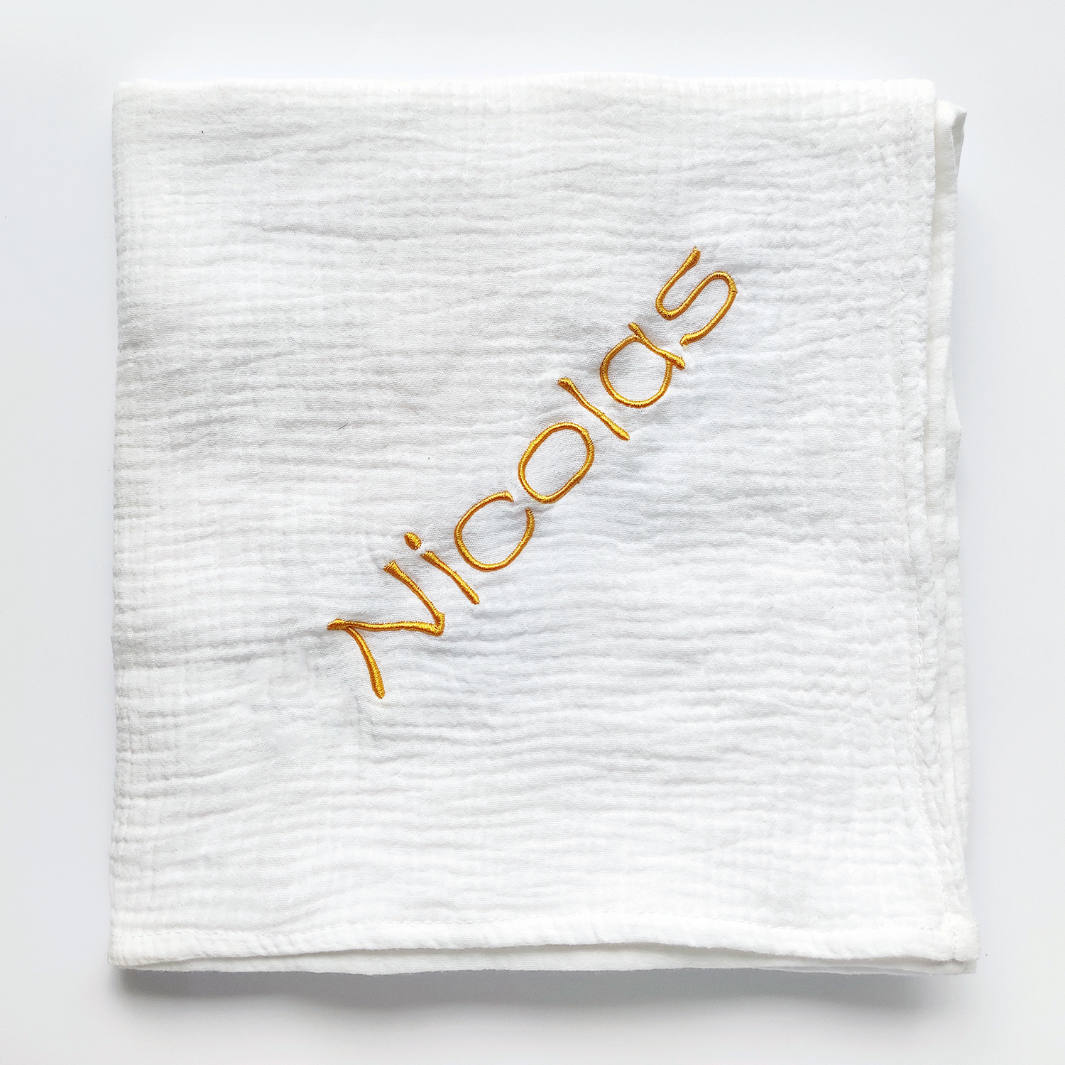 Personalized Name Embroidered  - Swaddle Blanket Muslin recensione e prezzo