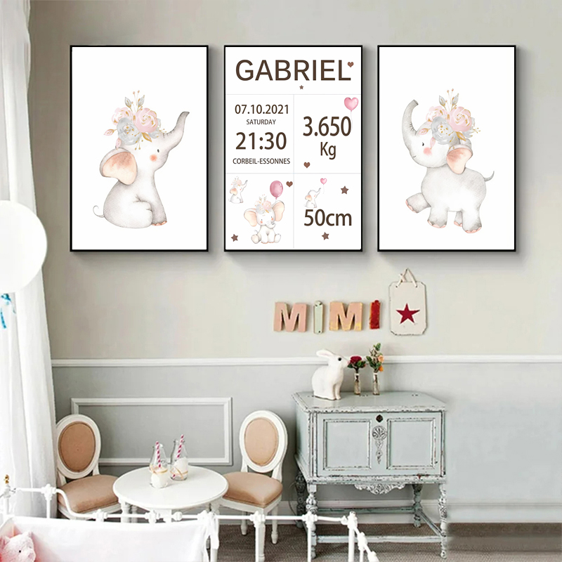 Pink Baby Customized Name Date - Baby Nursery Pink recensione e prezzo