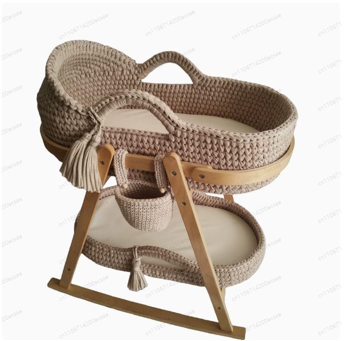 2025 Baby Cradle Handwoven Bei - Baby Nursery Hamper recensione e prezzo
