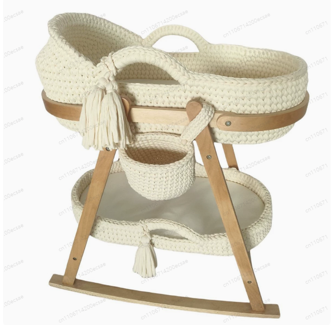 2025 Baby Cradle Handwoven Bei - Baby Nursery Hamper recensione e prezzo