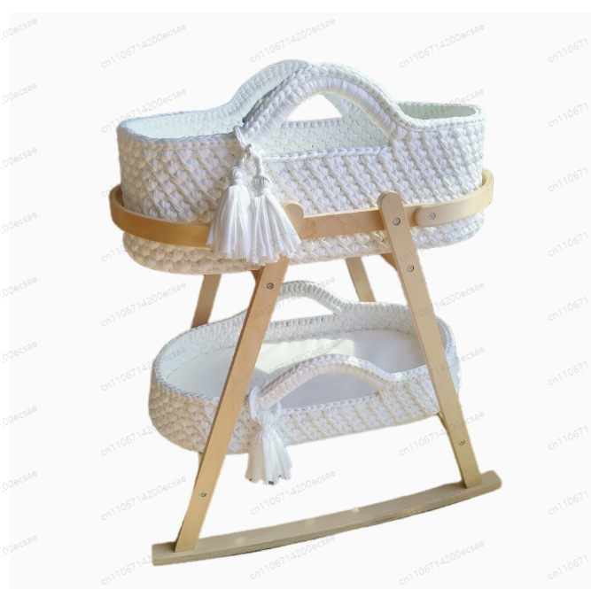2025 Baby Cradle Handwoven Bei - Baby Nursery Hamper recensione e prezzo