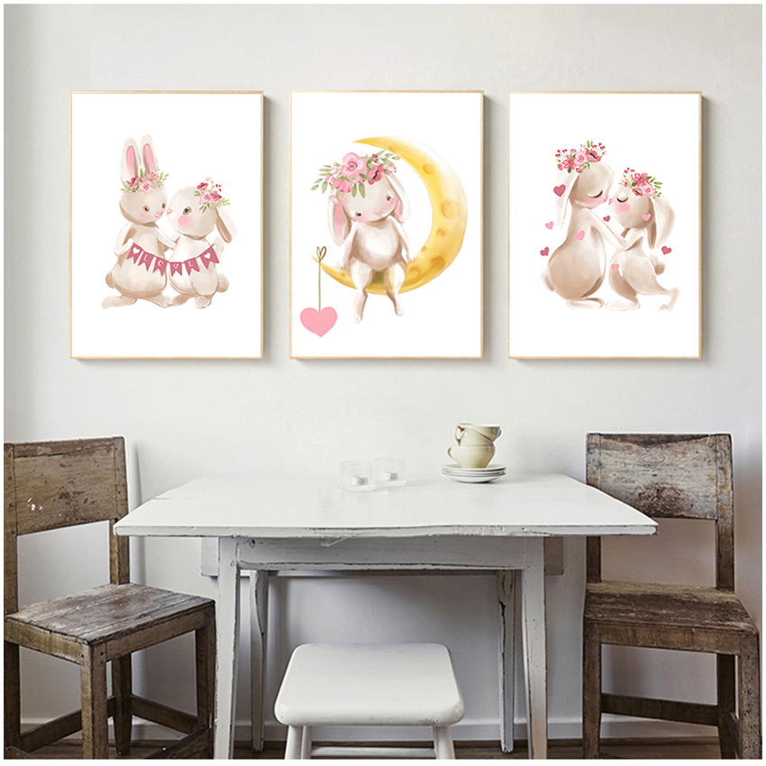 Pink Flowers Cartoon Picture G - Baby Nursery Pink recensione e prezzo