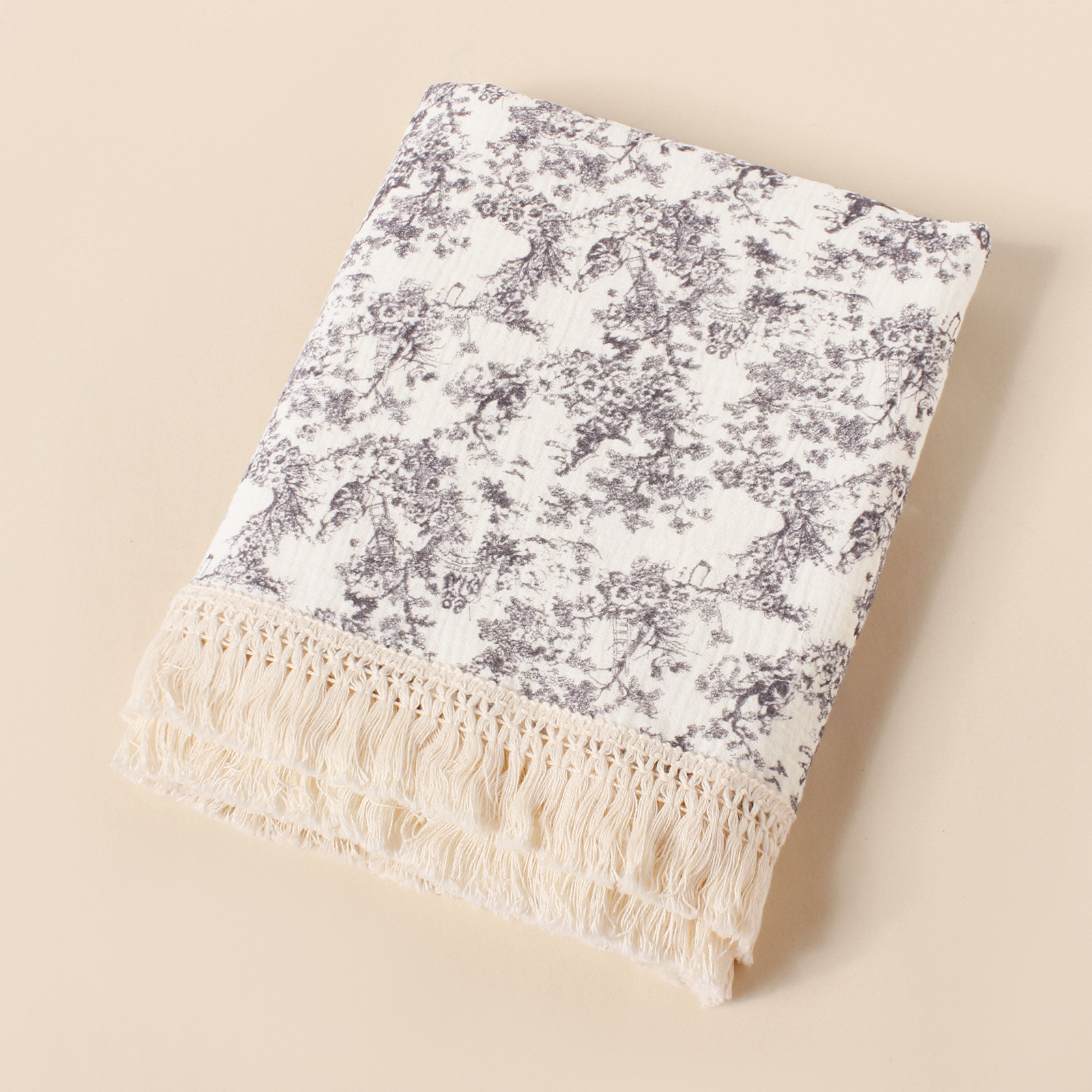 Newborn Baby Cotton Tassel Pri - Swaddle Blanket Muslin recensione e prezzo