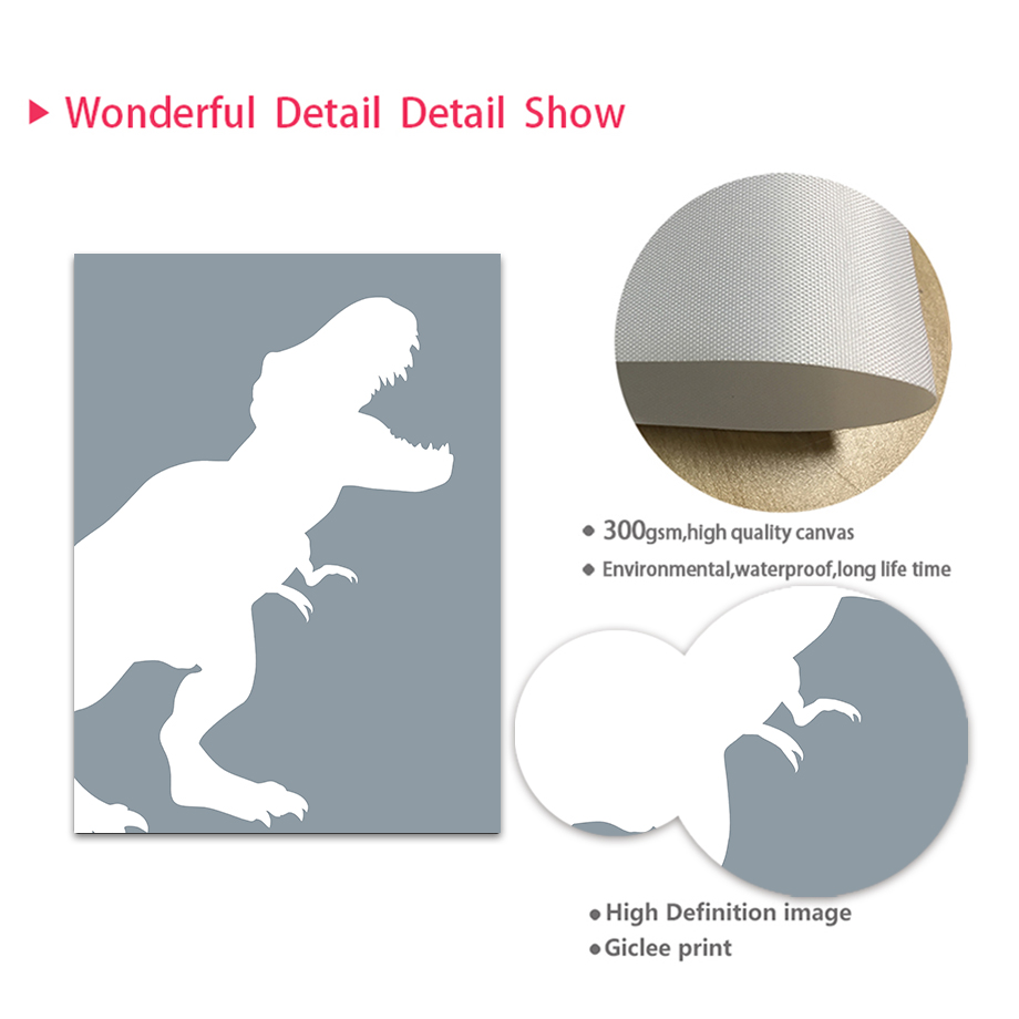 Jurassic Dinosaur Tyrannosauru - Baby Nursery Quotes Wall Art recensione e prezzo