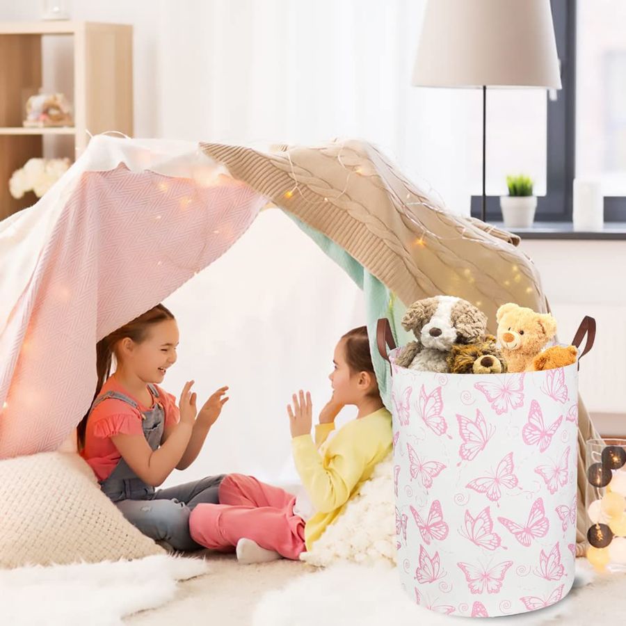 Pink Laundry Basket,Waterproof - Baby Nursery Hamper recensione e prezzo