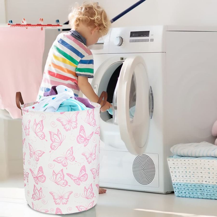 Pink Laundry Basket,Waterproof - Baby Nursery Hamper recensione e prezzo