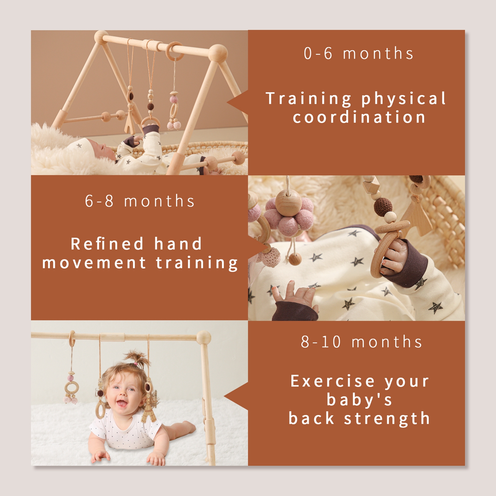 Baby Wooden Toys Play Gym Ordi - Baby Nursery Ideas recensione e prezzo