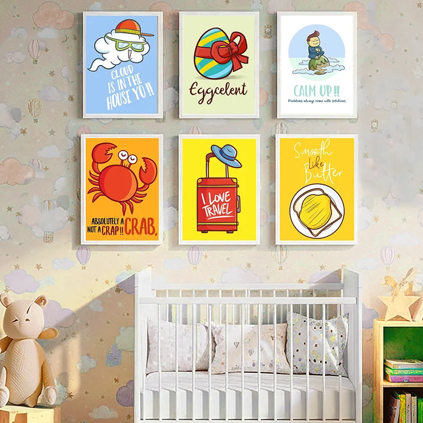 Cute Funny Cartoon Quote Nurse - Baby Nursery Quotes Wall Art recensione e prezzo