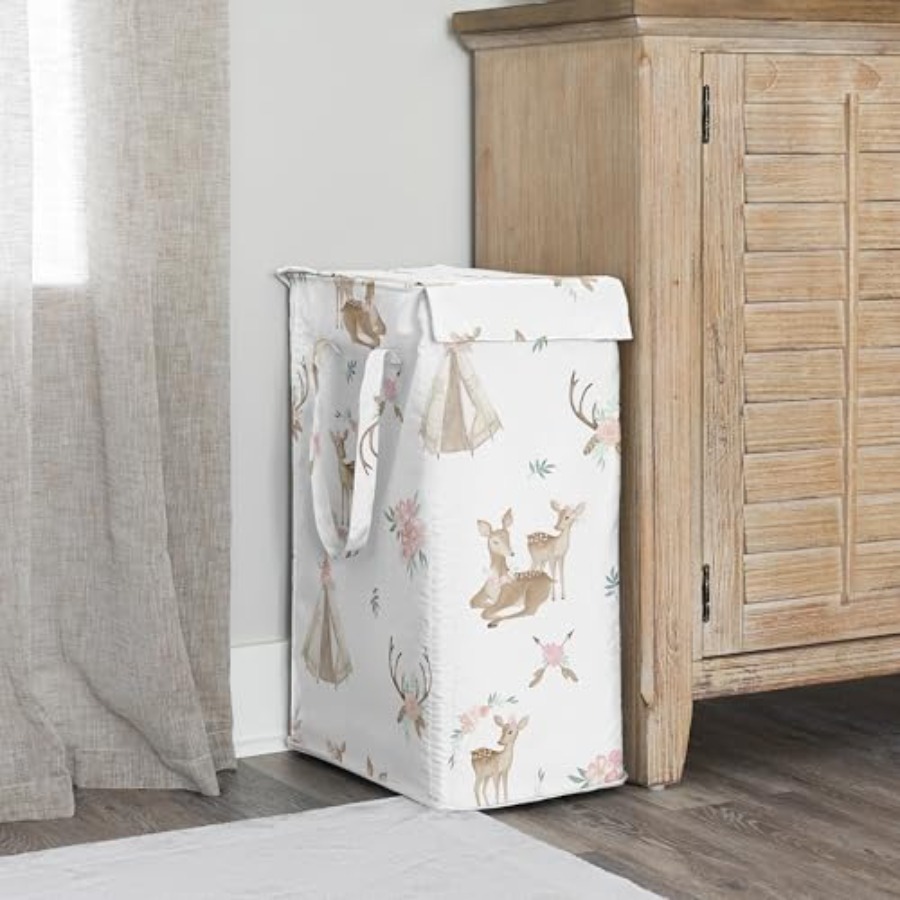 Woodland Girl Laundry Hamper F - Baby Nursery Laundry Hamper recensione e prezzo