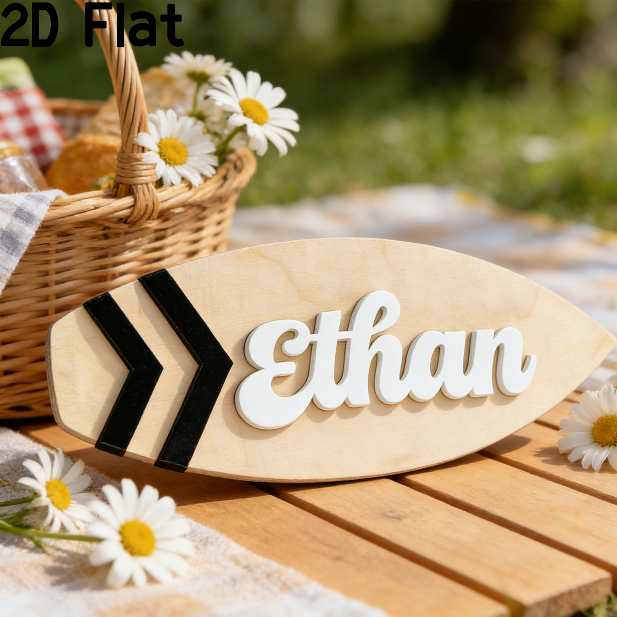 1Pc Custom Surfboard Wooden Ac - Baby Nursery Wall Decor recensione e prezzo