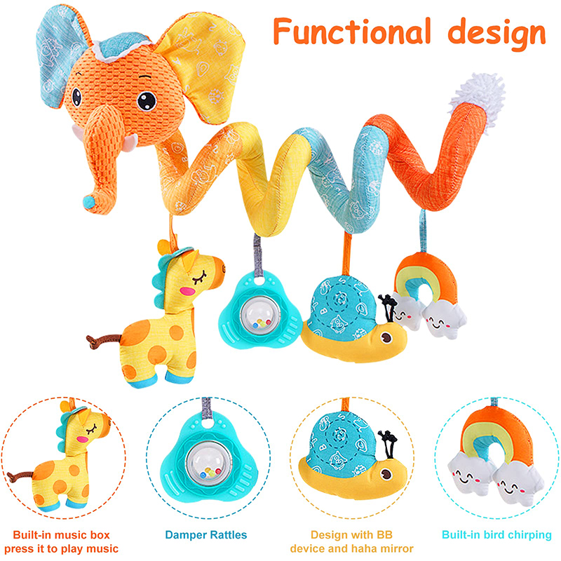 Car Seat Toys Infant Color Ele - Crib Mobile Musical recensione e prezzo
