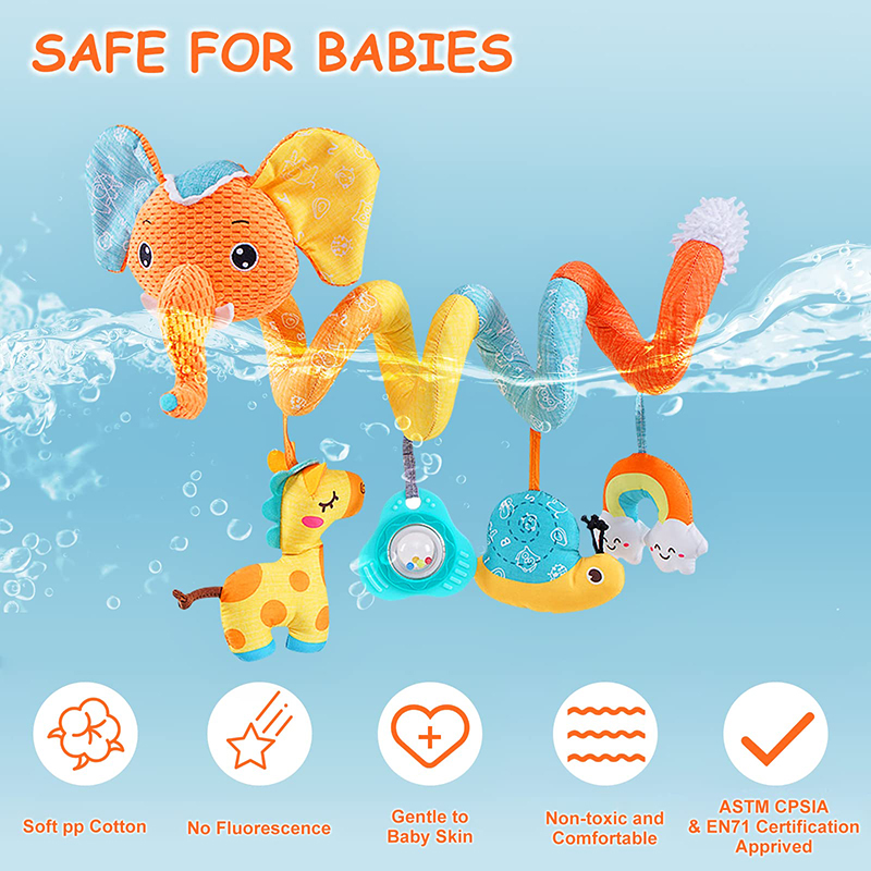 Car Seat Toys Infant Color Ele - Crib Mobile Musical recensione e prezzo