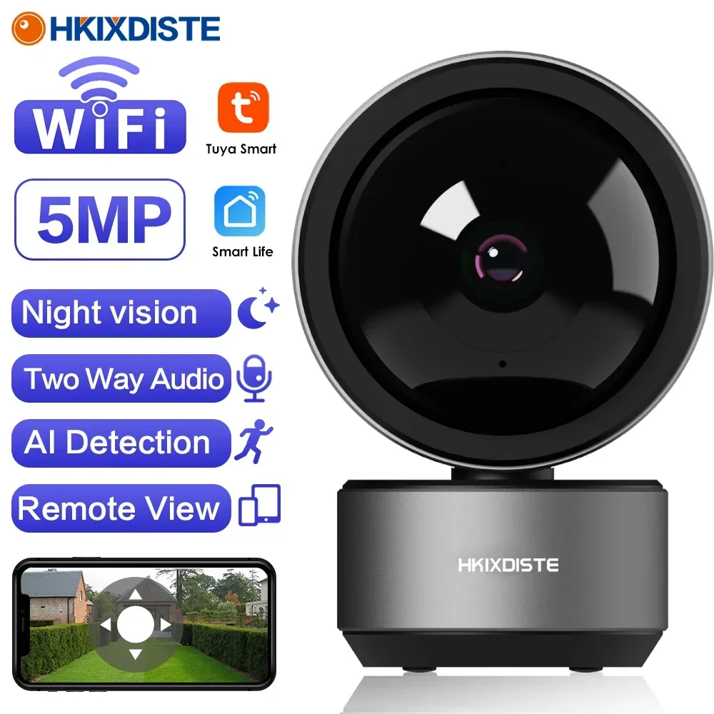 Tuya 5MP Wifi PTZ Security Cam - Baby Nursery Camera recensione e prezzo