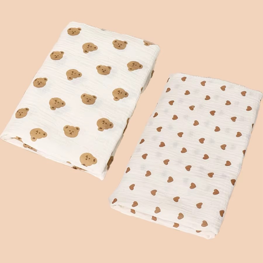 2Pc Cotton Muslin Blankets Bab - Swaddle Blanket Muslin recensione e prezzo
