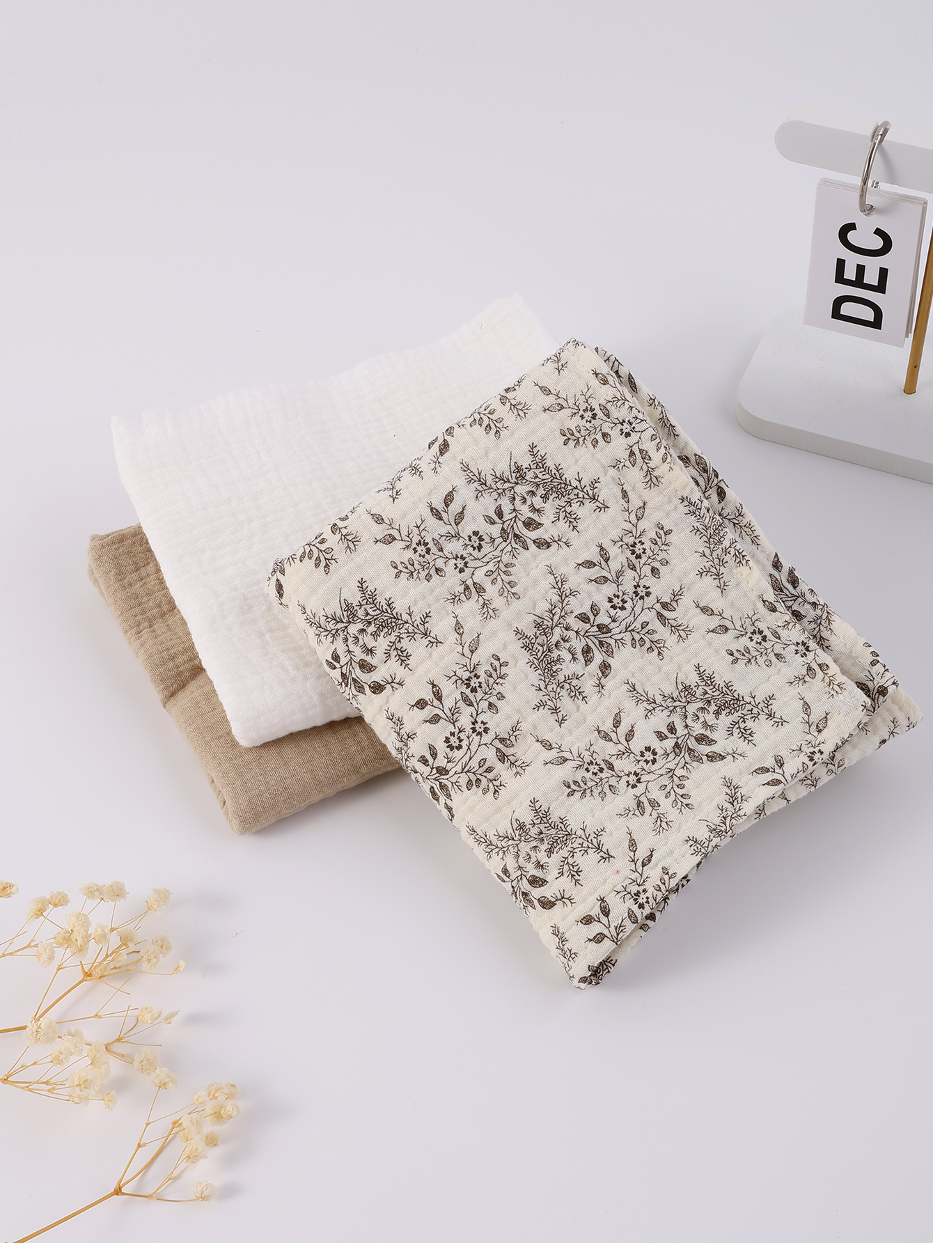 3PCS/set Boho Solid Floral Sof - Swaddle Blanket Muslin recensione e prezzo