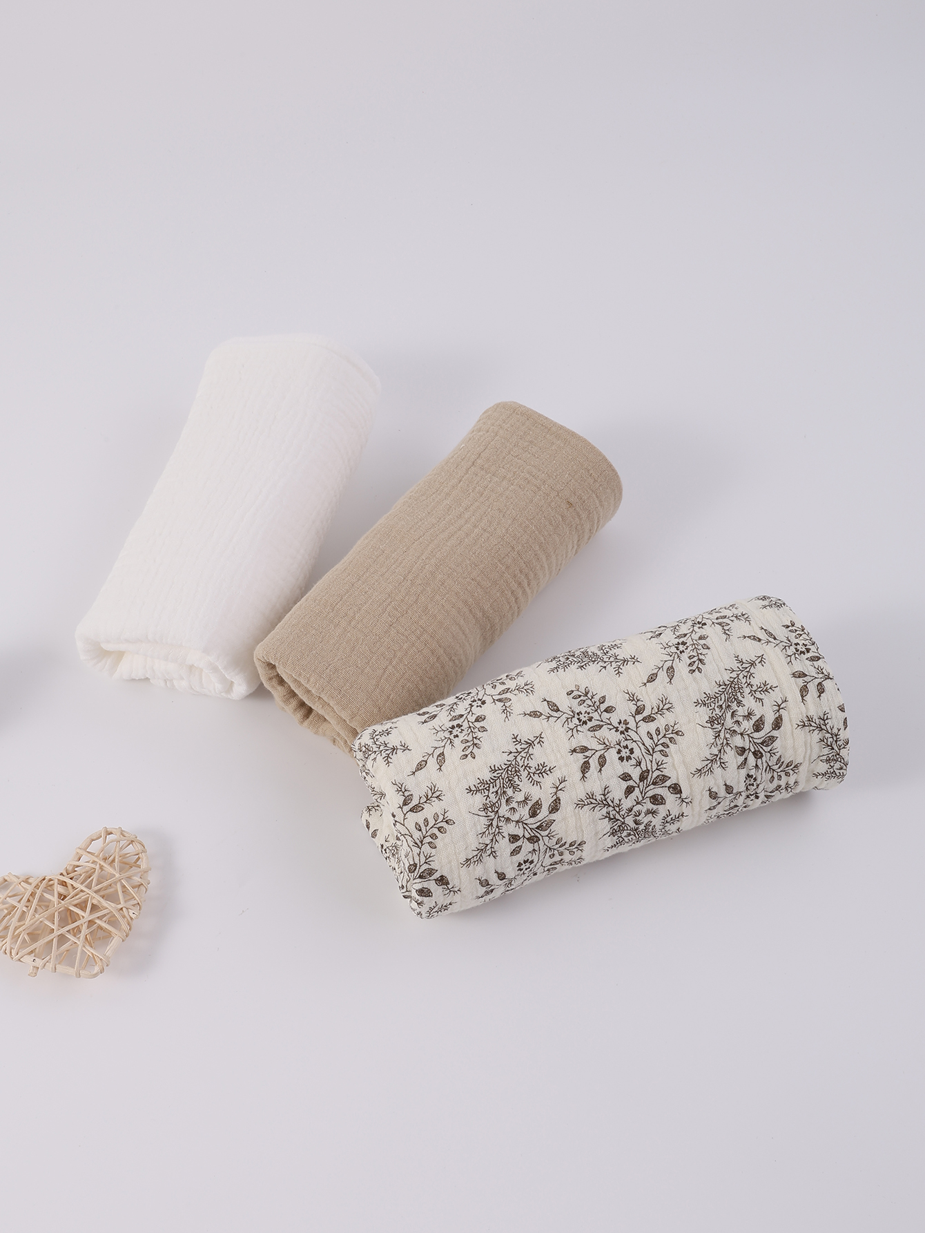 3PCS/set Boho Solid Floral Sof - Swaddle Blanket Muslin recensione e prezzo