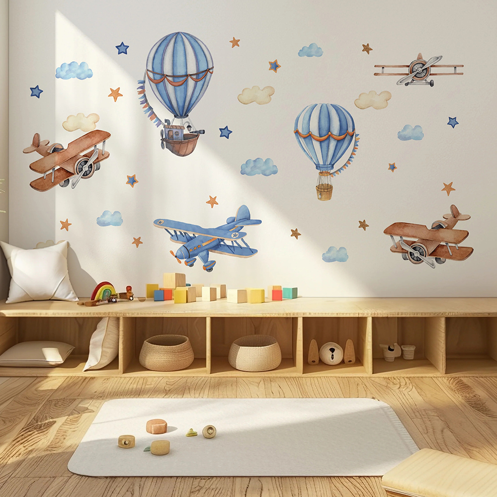 Cartoon Airplanes Hot Airballo - Baby Nursery Ideas recensione e prezzo